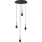 Osram Hanglamp Decor Needle Plate, dimbaar, alu / grijs / zink, Woon-/ Eetkamer, metaal, Modern, hanglamp
