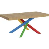 Itamoby Uittrekbare tafel 90x180/440 cm, Volantis, eikenhout, naturel, frame 4/B