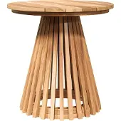 Syfax Bijzettafel Bruin 50 x 50 x 49,5 cm Massief Teakhout