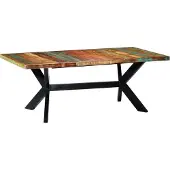 Prolenta Maison Exclusive - Eettafel 200x100x75 cm, massief gerecycled hout