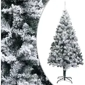 Prolenta Maison Exclusive - Kunstkerstboom met sneeuw, groen, 240 cm, PVC