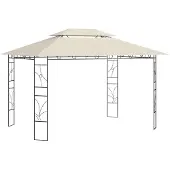 Syfax Prieel 160 g/m² 4x3x2,7 m crèmekleurig