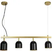 Toolight Hanglamp APP1031-4CP Zwart