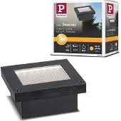 Paulmann 94578 Domenic Inbouwlamp op zonne-energie Energielabel: A (A - G) 0.1 W Warmwit Zwart