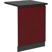 Vicco R-Line Vaatwasserfrontpaneel – 60 cm, WB Antraciet Rood
