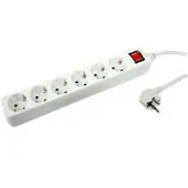 Merkloos TCD 6V + RA 1,5 Meter 3x1,0mm Wit + Schakelaar