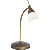 Paul Neuhaus Tafellamp Pino, dimbaar, brons / oud-messing, Woon-/ Eetkamer, metaal, Modern, Tafellamp