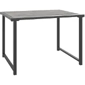 Syfax Tuintafel 55x40x37 cm staal antracietkleurig