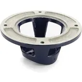 VETUS Ac Intermediate Flange 125 Mm Zwart,Goud