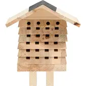 Syfax Bijenhotel 22x20x20 cm vurenhout