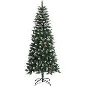 Syfax Kunstkerstboom met standaard 150 cm PVC groen