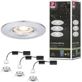 Paulmann Inbouwspot Led Nova Mini Chroom 3x4w
