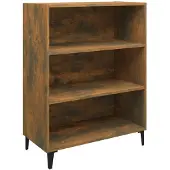 Syfax Dressoir 69,5x32,5x90 cm bewerkt hout gerookt eikenkleurig