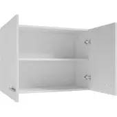 Deftrans Wandkast Keuken 80 cm - mat wit - 2 deuren