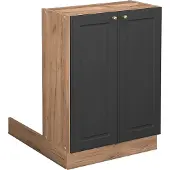 Vicco Fame-Line Keukeneiland – 60 cm zonder werkblad Antraciet-goud