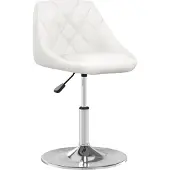 Prolenta Maison Exclusive - Barkruk, wit, kunstleer