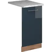 Vicco Fame-Line Vaatwasserfrontpaneel – 45 cm, WB Marmer Donkerblauw hoogglans