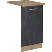 Vicco R-Line Vaatwasserfrontpaneel – 45 cm, WB Eik Zwart beton