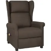 Syfax Massagestoel stof donkerbruin