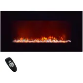 Syntrox Germany Wandkamin Novara | Elektrokamin Wand | Wandkaminofen | Kamin hängend