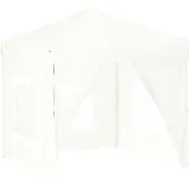 Syfax Partytent inklapbaar met zijwanden 2x2 m wit