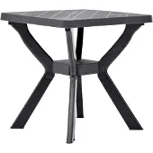 Syfax Bistrotafel 70x70x72 cm kunststof antraciet