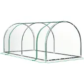 Outsunny Sunny Broeikas - Tunnelkas - Staal/PVC - 200 x 100 x 80 cm