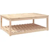 Syfax Tuintafel 121x82,5x45 cm massief grenenhout