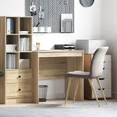 Prolenta Maison Exclusive - Bureau, Sonoma-eikenhout, 80 x 50 x 76 cm