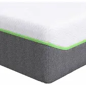 Syfax Matras Wit en Grijs 140 x 200 cm Jacquard stof