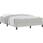 Syfax Boxspringbed met matras Lichtgrijs 160 x 210 cm Stof