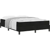 Syfax Boxspringbed met matras Zwart 160 x 210 cm Stof