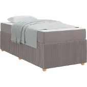 vidaXL Bedframe Taupe 100 x 200 cm Stof