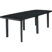 Syfax Tuintafel 216x90x72 cm kunststof antraciet