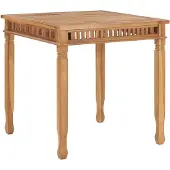 Syfax Tuintafel 80x80x80 cm massief teakhout
