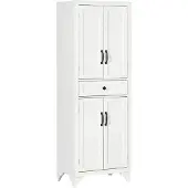 HOMCOM -Keukenkast-MDF-60x38x170cm-Wit