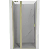 Mexen Mist draaideur douchedeur 95 , transparant, goud geborsteld - 8A4-095-000-55-00