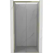Mexen Rox schuifdouchedeur 115 , transparant, goud - 8C2-115-000-50-00