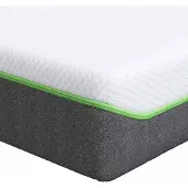 Syfax Matras Medium zacht 80 x 160 cm Wit en Grijs