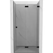 Mexen Lunar-F opvouwbare douchedeur rechts 50 , transparant, zwart - 836-050-000-70-00-P