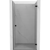 Mexen Lunar-B scharnierdeur douche rechts 70 , transparant, zwart - 832-070-000-70-00-P