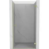 Mexen Lunar-B openende douchedeur rechts 55 , transparant, goud - 832-055-000-50-00-P