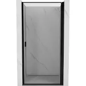Mexen Mist-B douchedeur scharnierend rechts 100 , zwart frame, zwart - 8A2-100-000-70-70-P