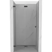 Mexen Lunar-F opvouwbare douchedeur links 85 , transparant, gun metal - 836-085-000-95-00-L