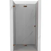 Mexen Lunar-F opvouwbare douchedeur links 65 , transparant, roségoud - 836-065-000-60-00-L