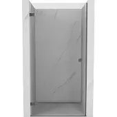 Mexen Lunar-B linksdraaiende douchedeur 55 , transparant, gun metal - 832-055-000-95-00-L
