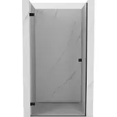Mexen Lunar-B linksdraaiende douchedeur 55 , transparant, zwart - 832-055-000-70-00-L