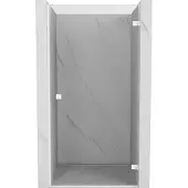 Mexen Lunar-B draaideuren voor douche, rechts 80 , transparant, wit - 832-080-000-20-00-P