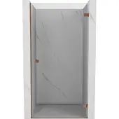 Mexen Lunar-B draaideur voor douche rechts 90 , transparant, roségoud - 832-090-000-60-00-P