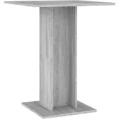 Syfax Bistrotafel 60x60x75 cm bewerkt hout grijs sonoma eikenkleurig